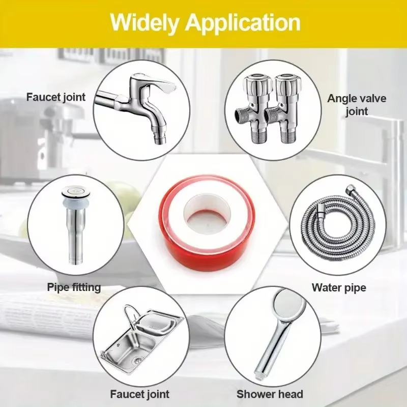 Red Shell Raw Material Tape PT - Plumbing Tape Ptfe review and price