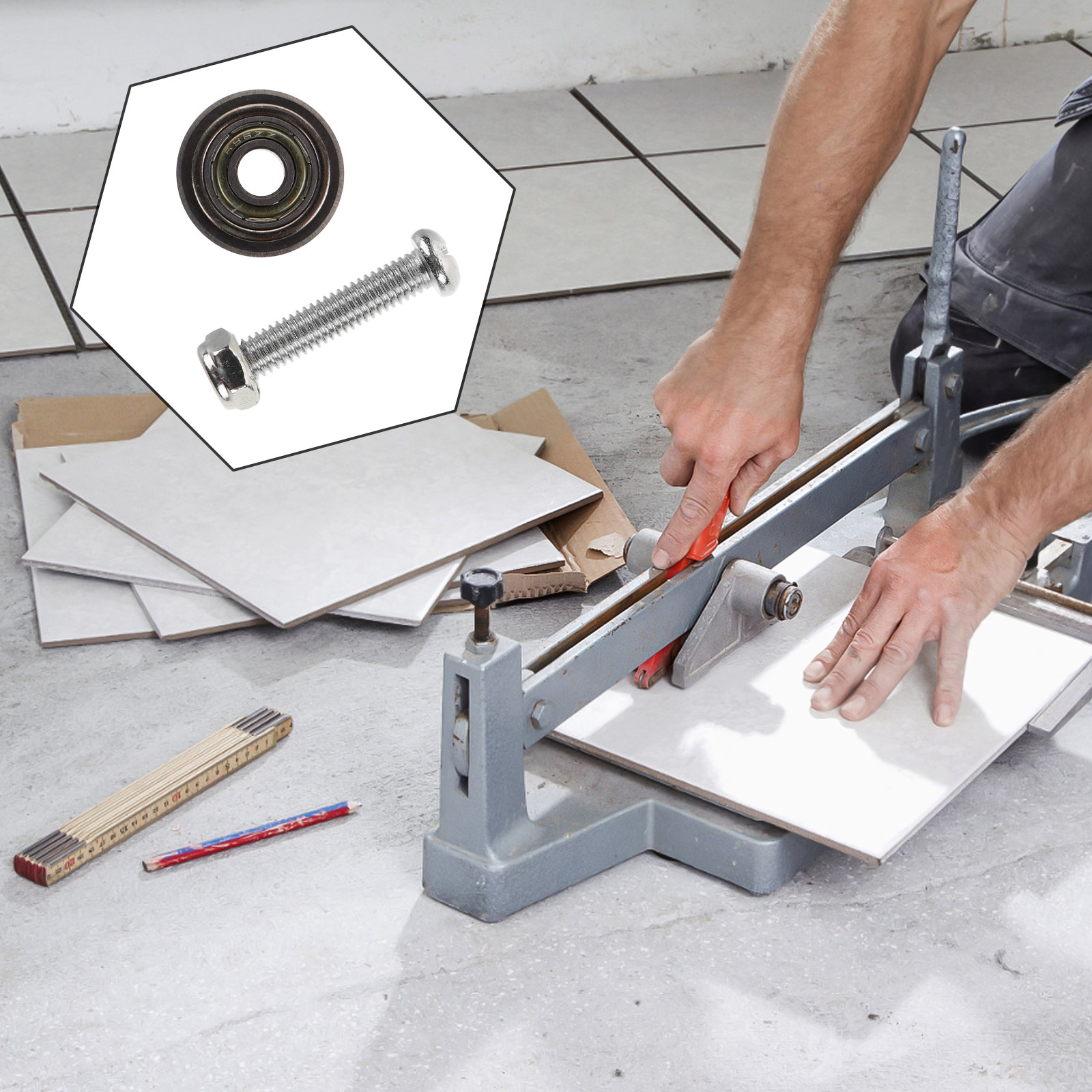 1Set Manual Tile Cutter Bearin - Tile Cutter Scoring review and price