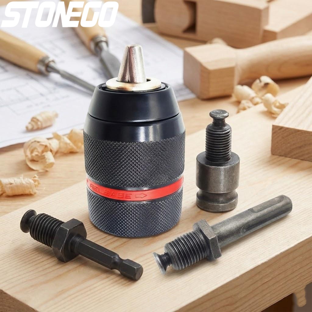 4Pcs 2-13mm Keyless Metal Dril - Screwdriver Set Precision review and price