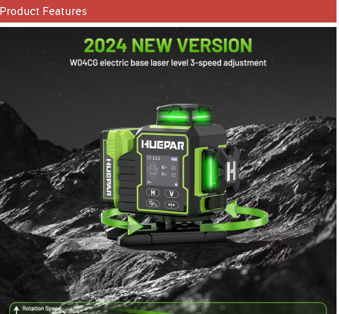 2026 Huepar W04CG Green Lasers - Level Laser Line review and price