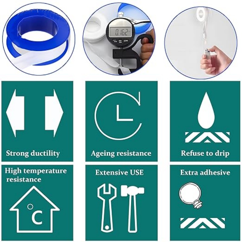 5PCS Seal Tape Thread Seal Wat - Plumbing Tape Ptfe review and price