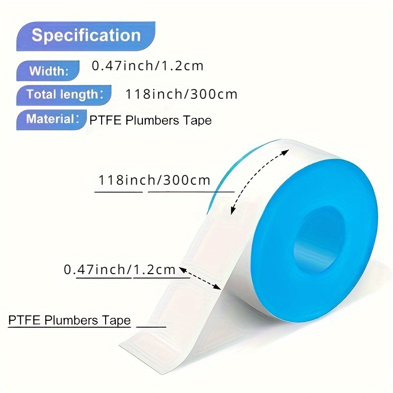 3/6/10 Pieces of Water Pipe Ta - Plumbing Tape Ptfe review and price