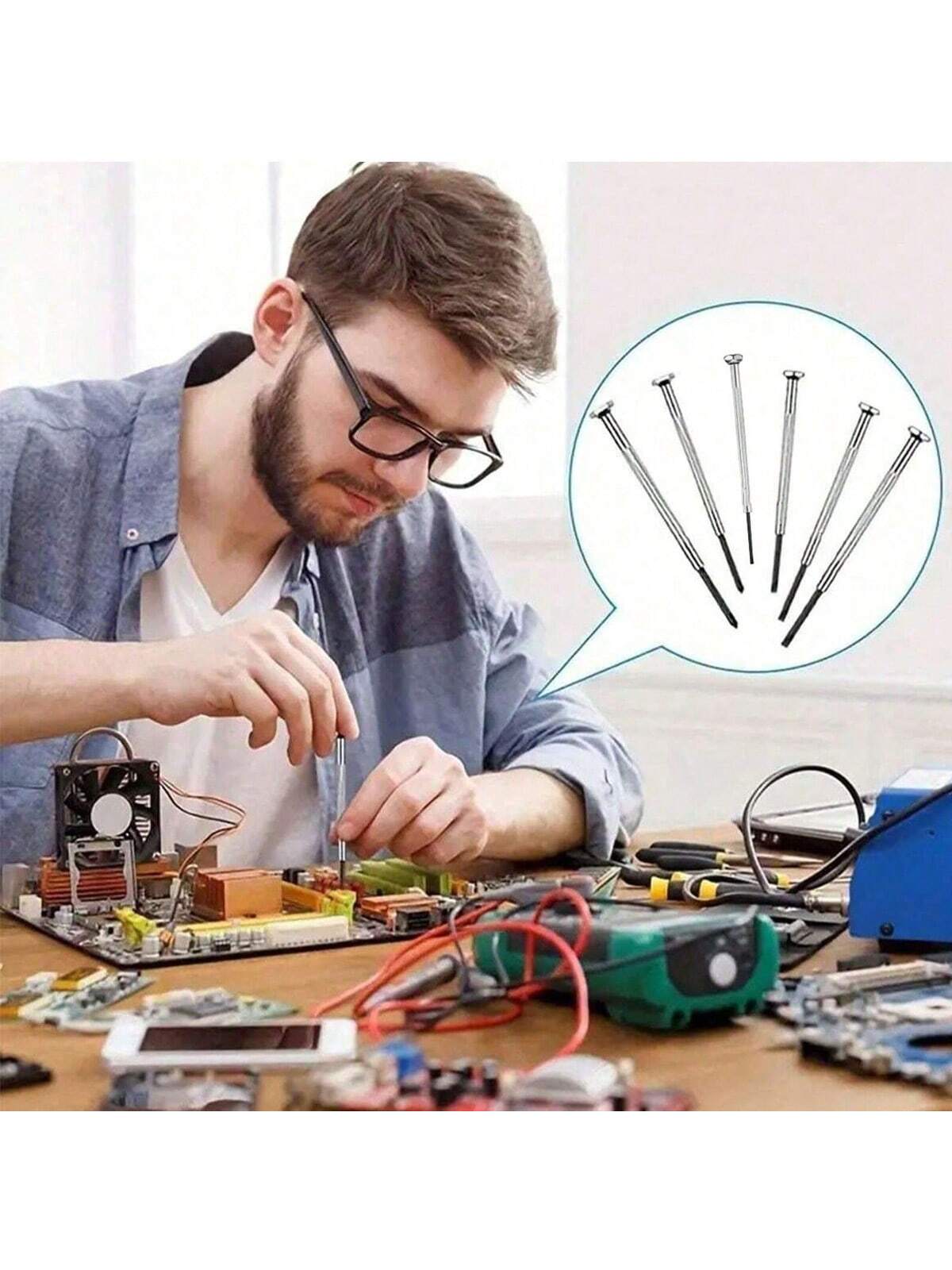 6pcs Screwdriver Set, Eyewear  - Screwdriver Set Precision review and price