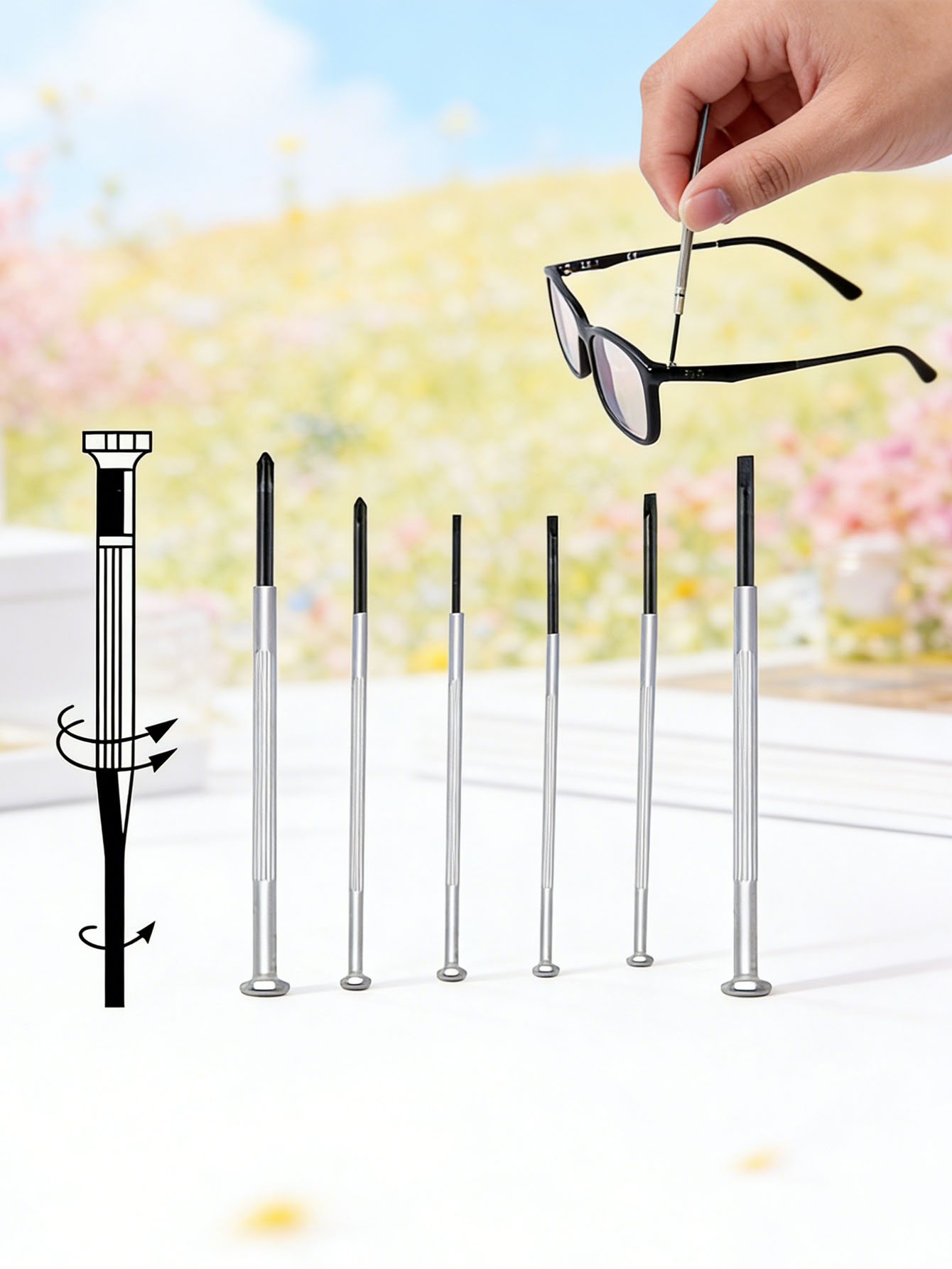 6pcs Screwdriver Set, Eyewear  - Screwdriver Set Precision review and price